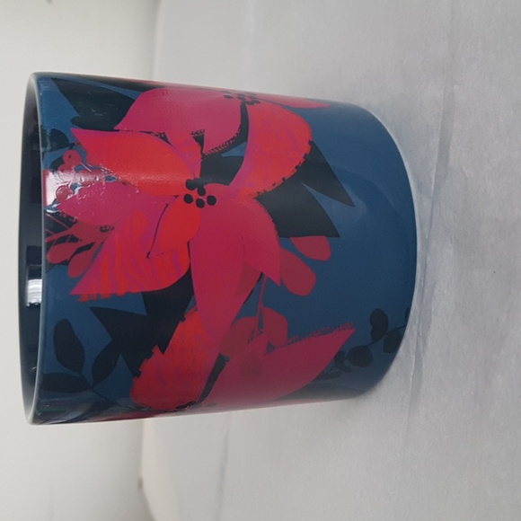Starbucks 2021 Christmas Holiday Floral Poinsettia Coffee Tea Mug 12oz/355ml - Picture 3 of 15